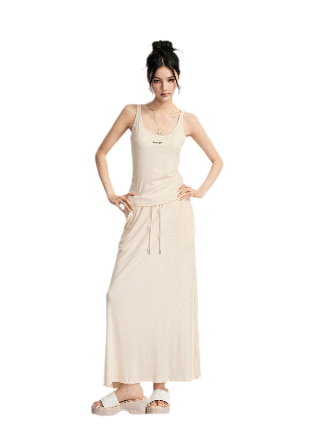 MACYMCCOY Modal Tank Skirt Set – Vest &amp; Tank Tops