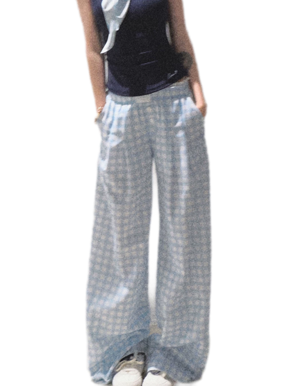 Lyocell Linen Wide-Leg Pants