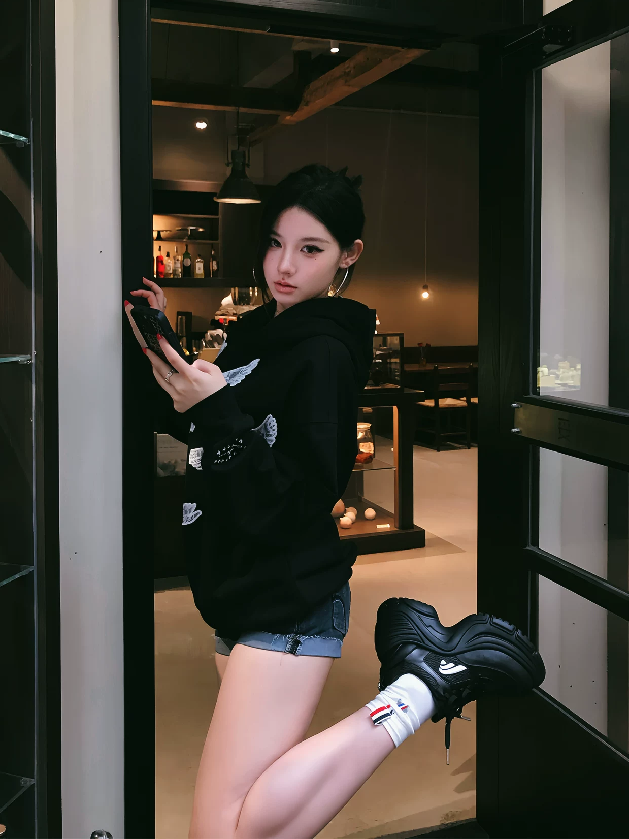 Retro Platform Sneakers