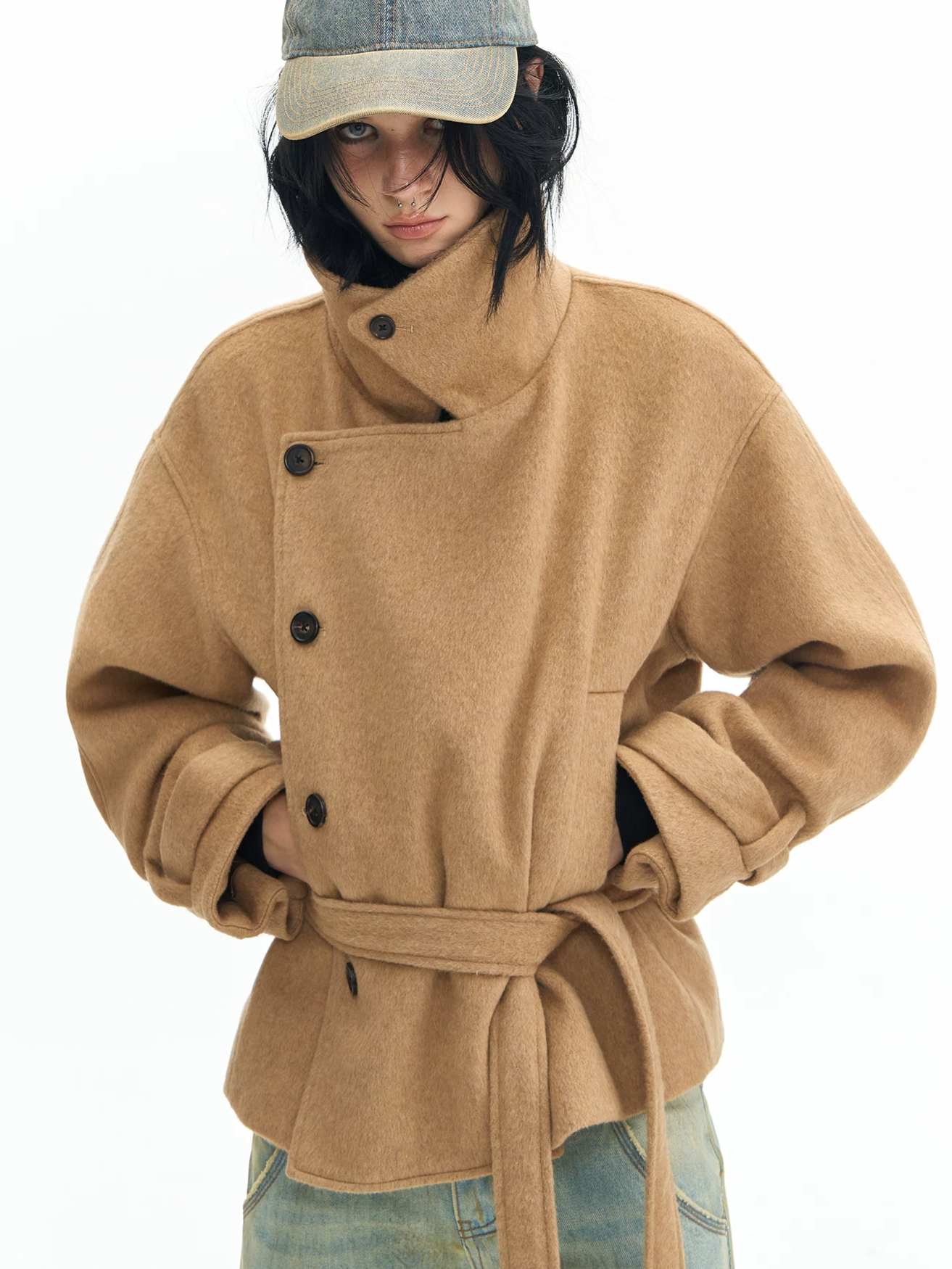 Luxe Belted Wool Coat