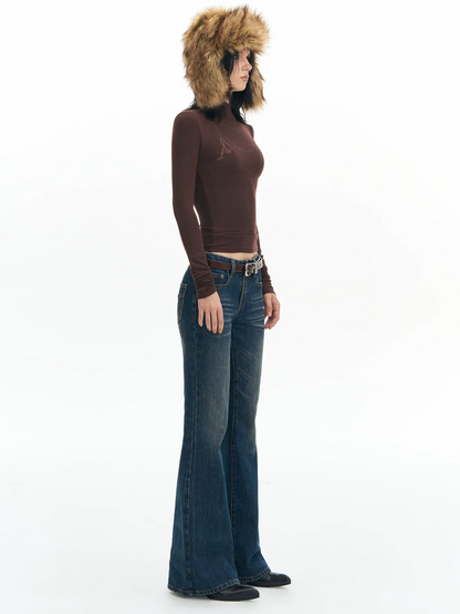 Vintage Micro-Flare Jeans