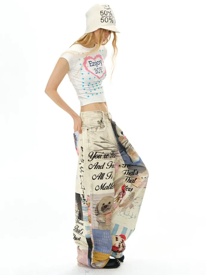 Star Print Regular Tee