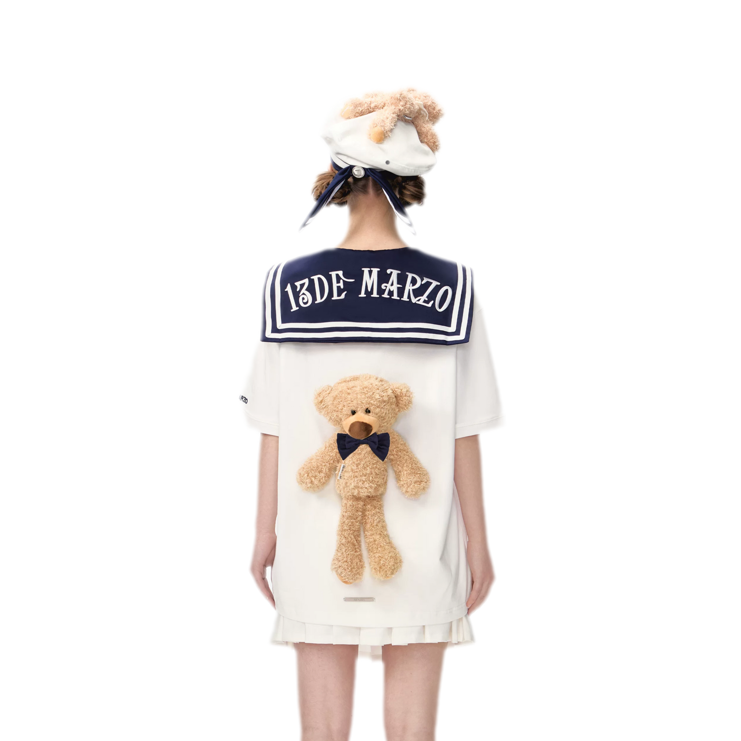 Sailor Collar Teddy Top