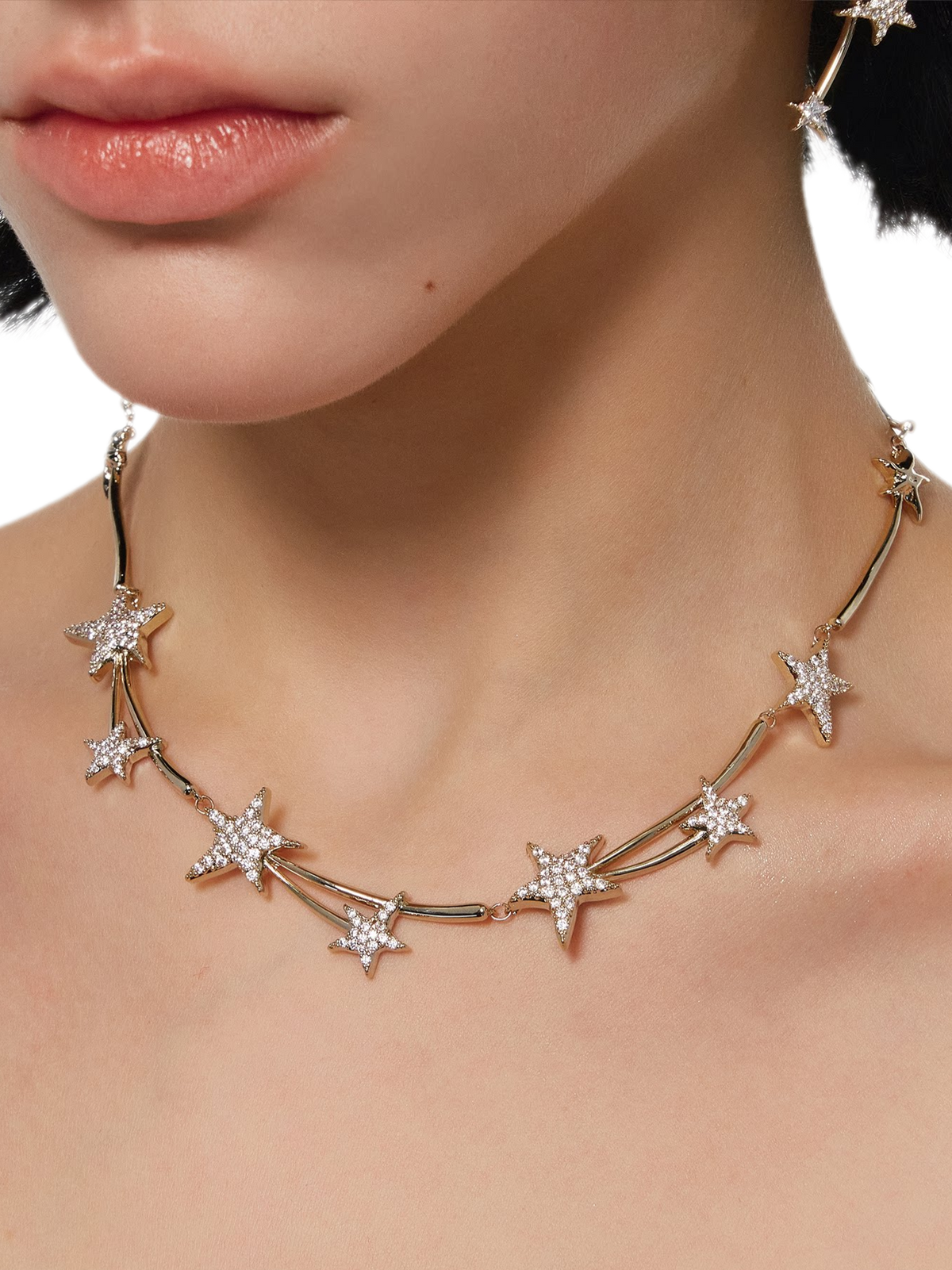 Meteor Cubic Zirconia Necklace