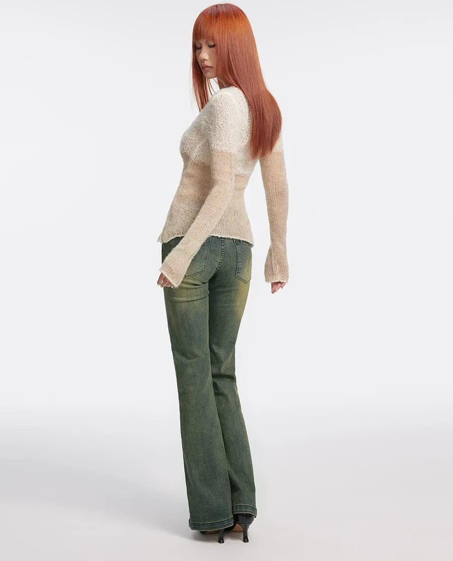 Vintage Micro-Flare Jeans