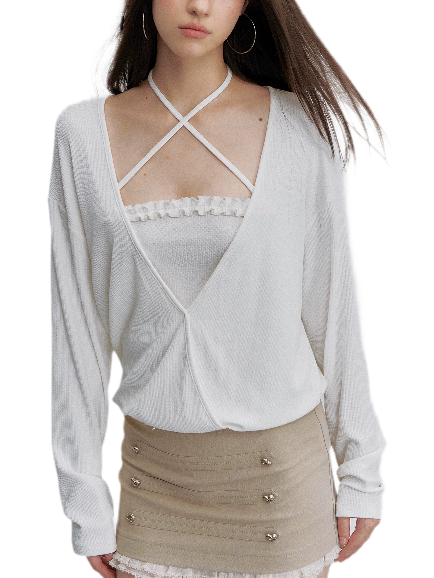 Cross Strap Bandeau Top