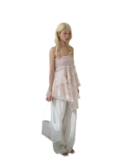 Floral Ruffle Mini Dress