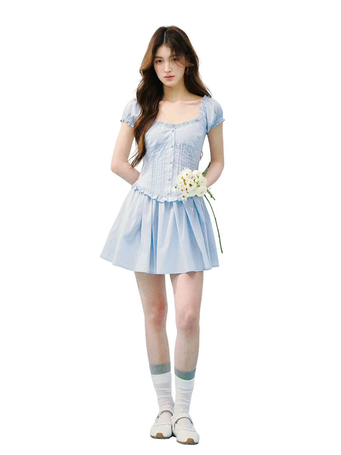 Sea Salt Afternoon Striped Tea Dress