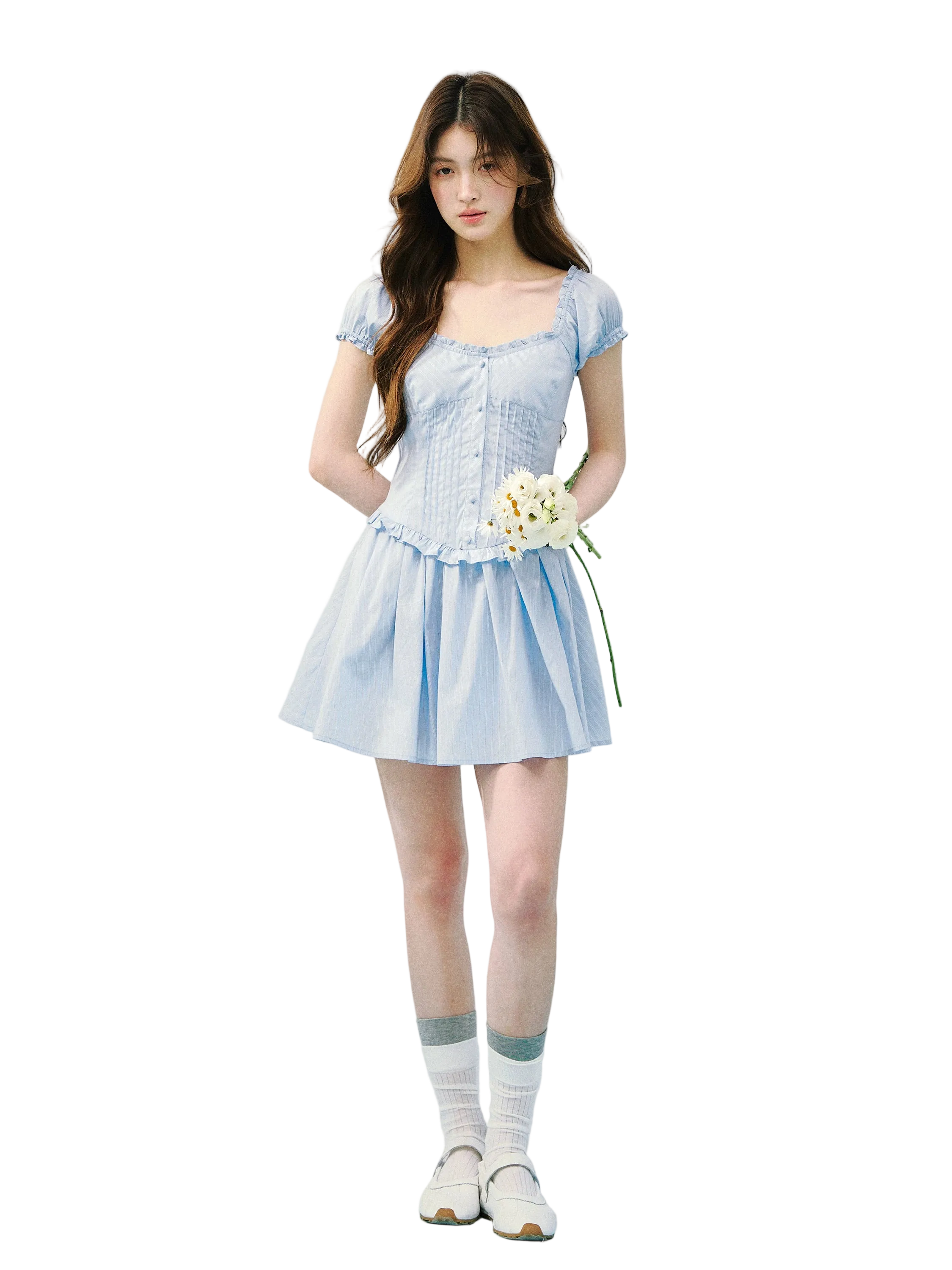 Sea Salt Afternoon Striped Tea Dress
