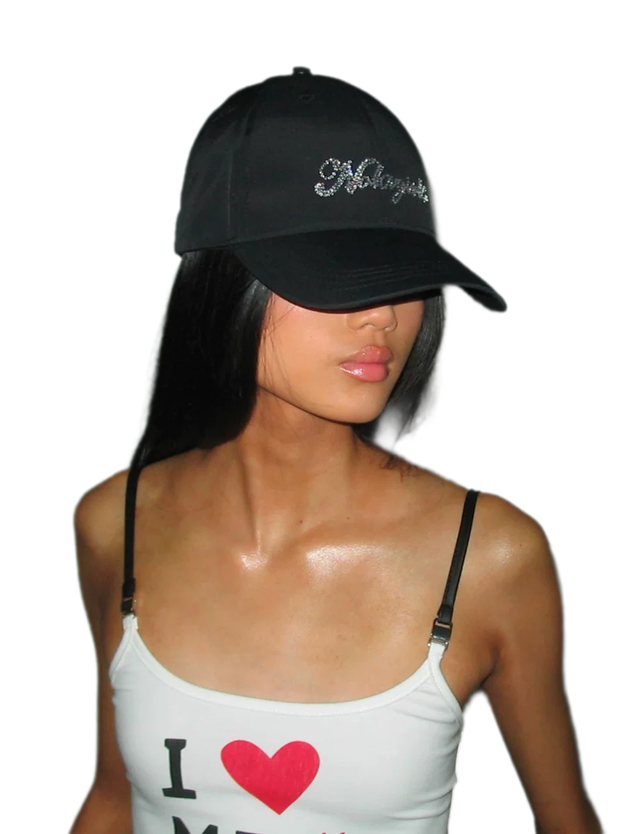 Crystal Silk Rhinestone Cap