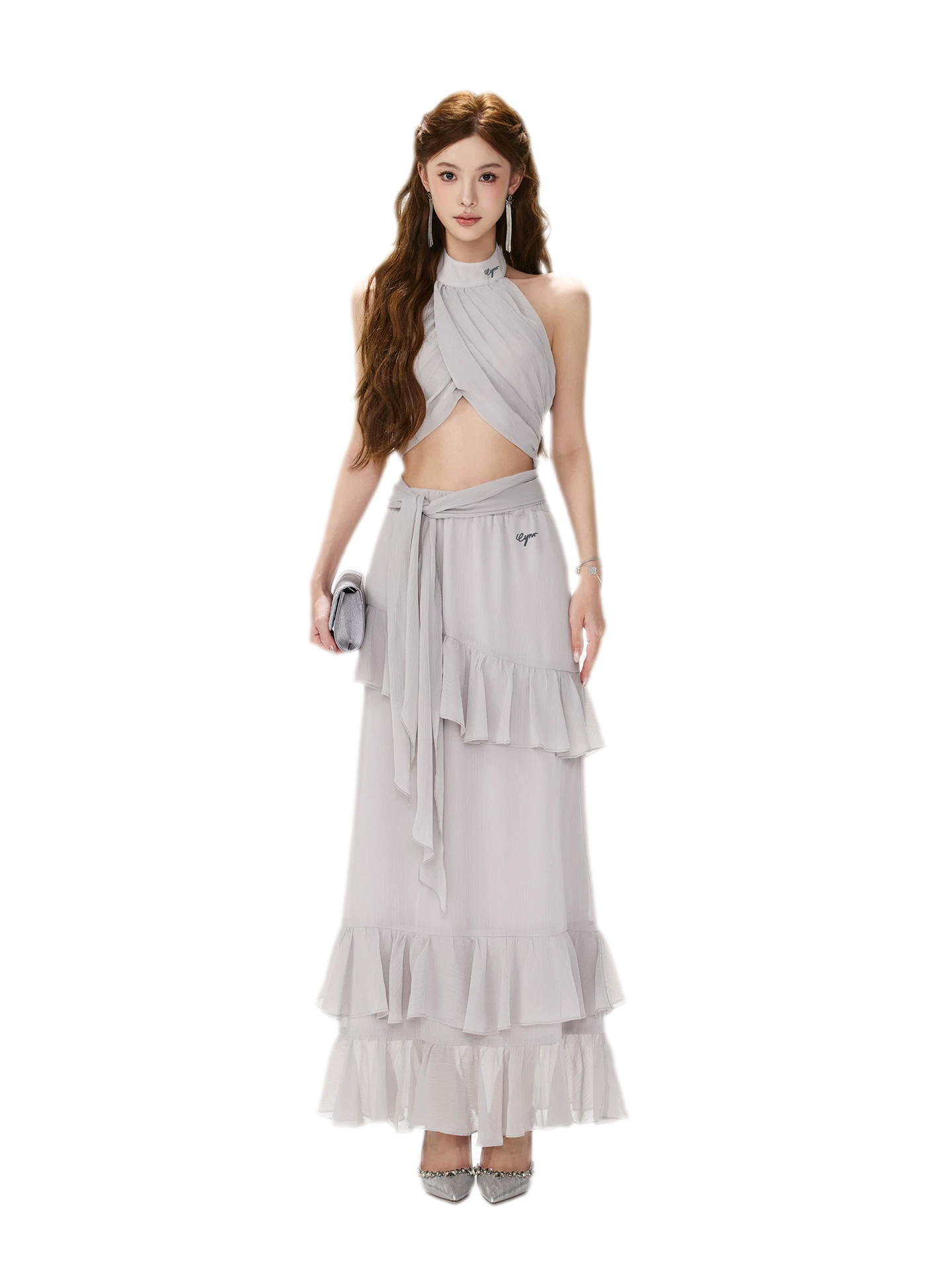 CYNR Ash Grey Halter Set – view 3