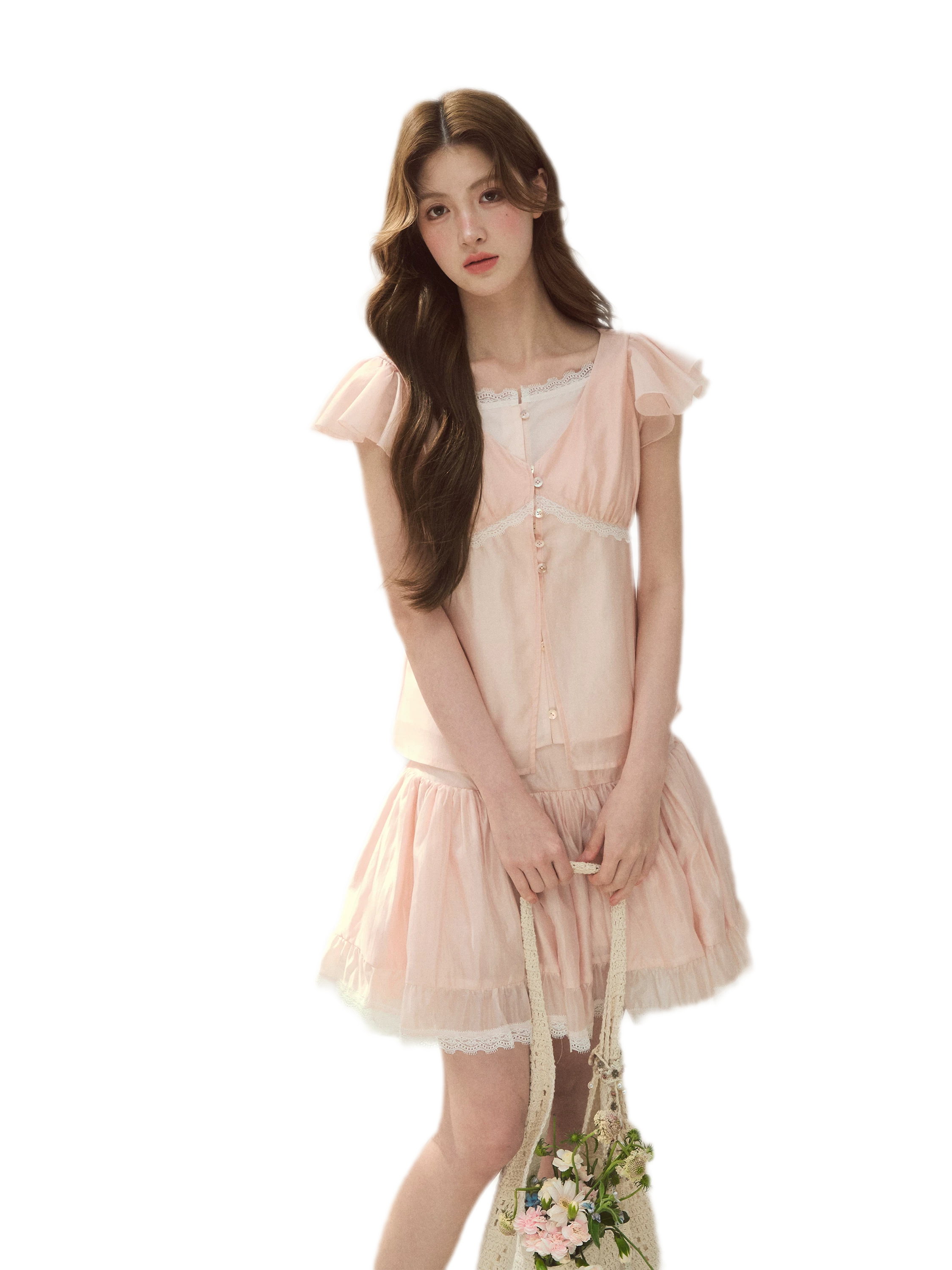 Shell Girl Blouse Skirt