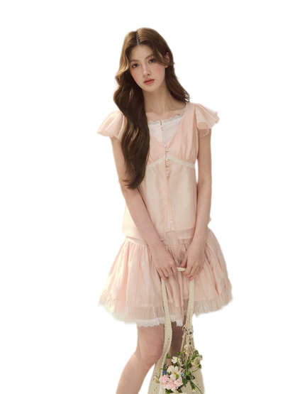 Shell Girl Blouse Skirt