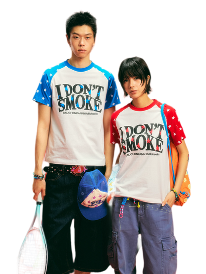 Cotton Star Print T-Shirt