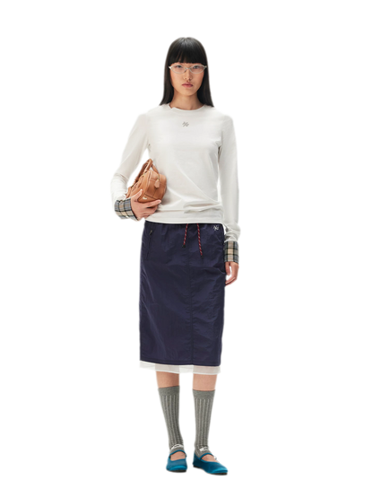 Embroidered Patch Long Sleeve Tee