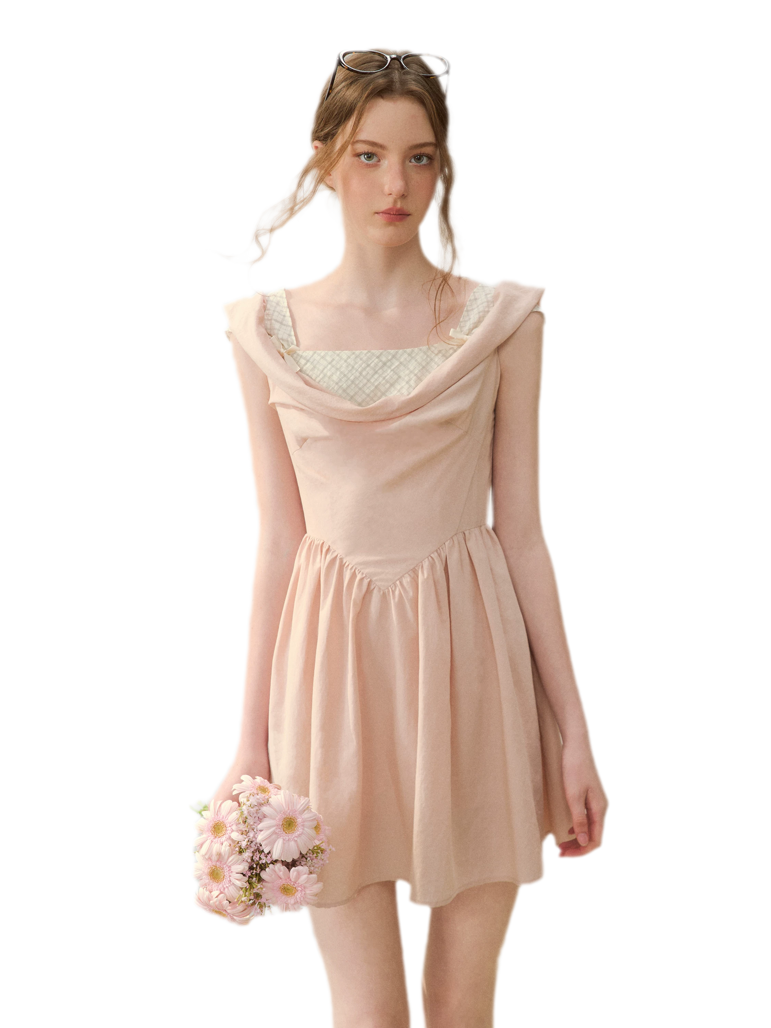 Lyocell Check Dress