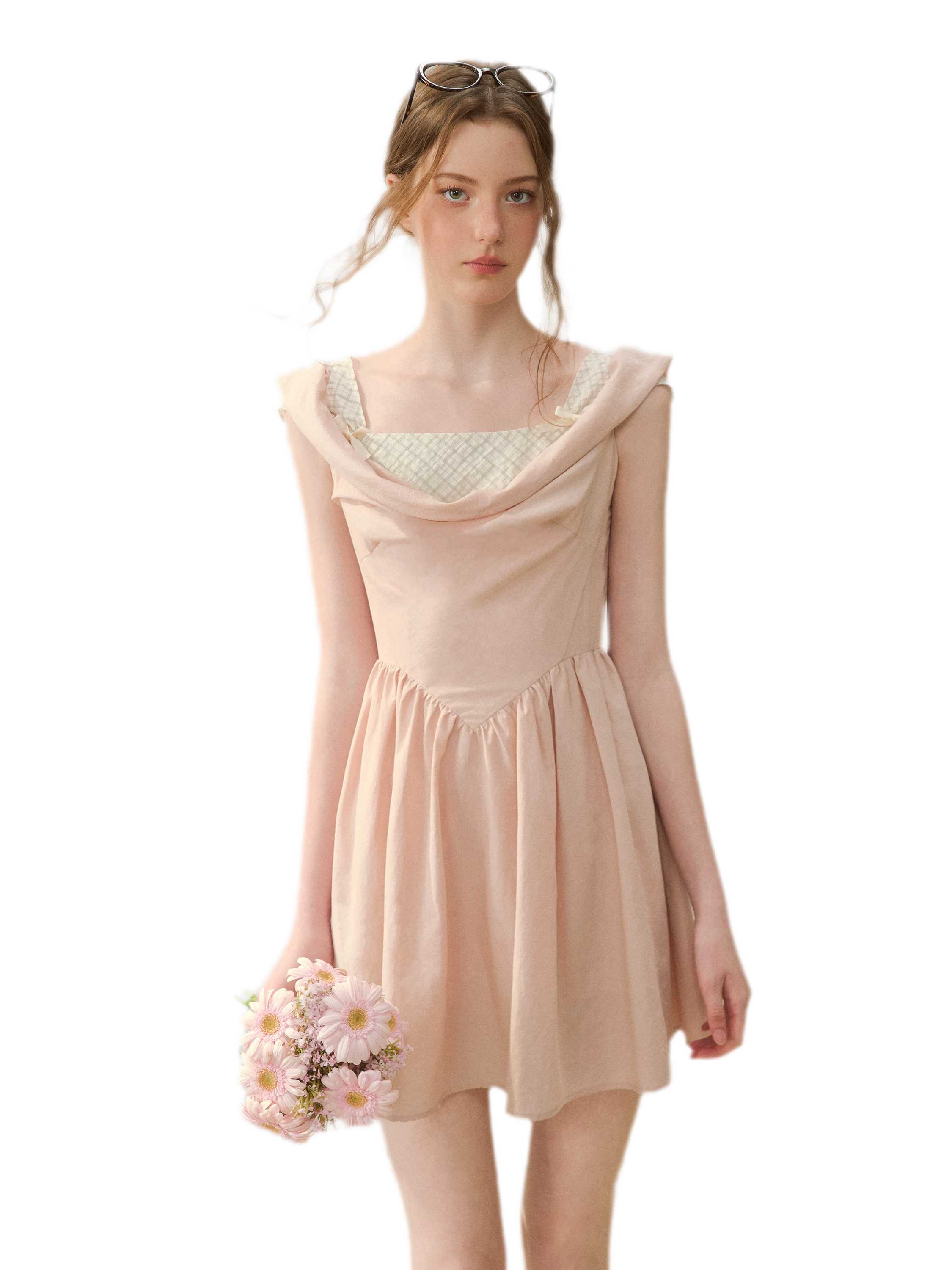 Lyocell Check Dress