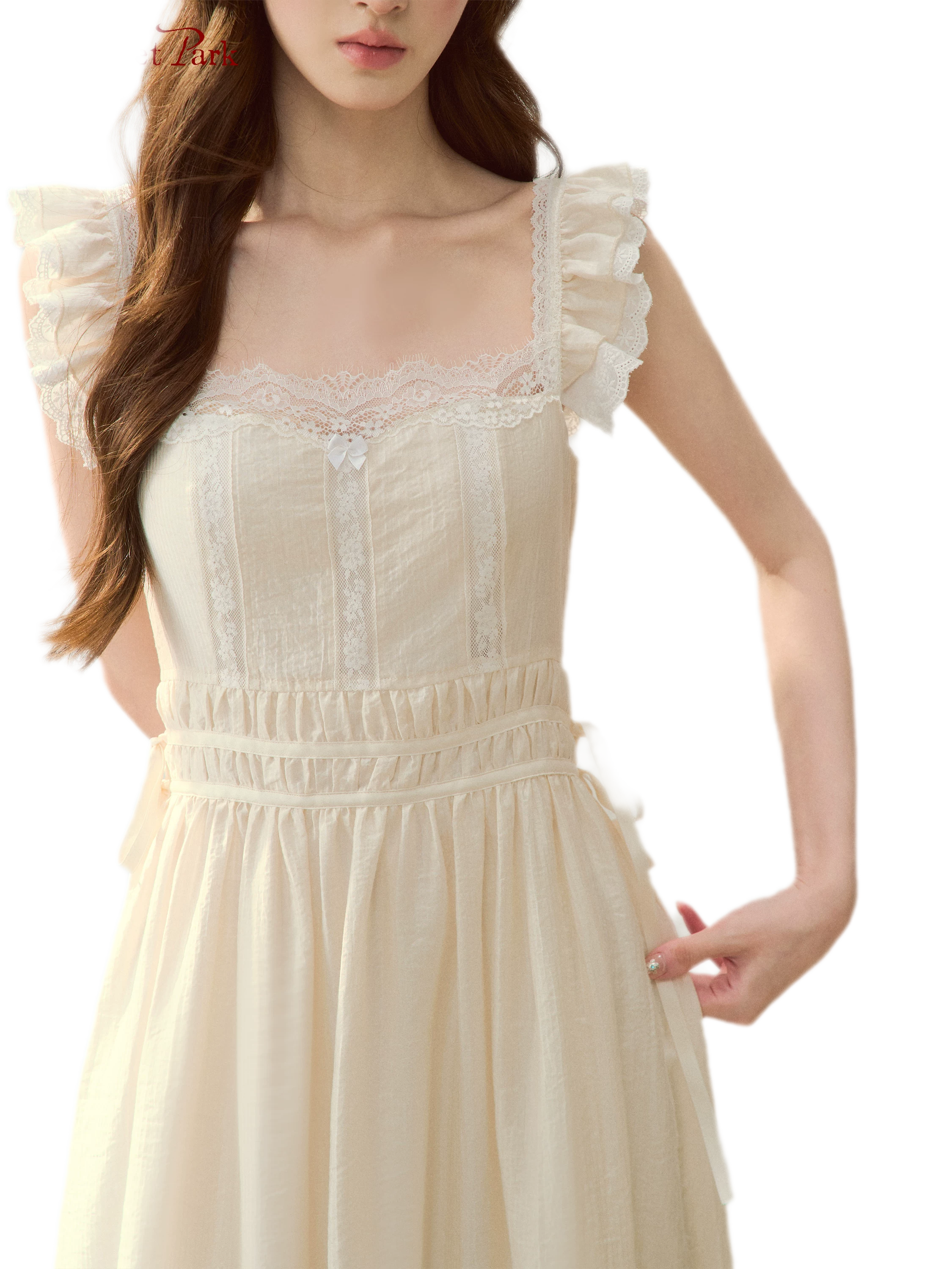 Lace Trim Slip Dress