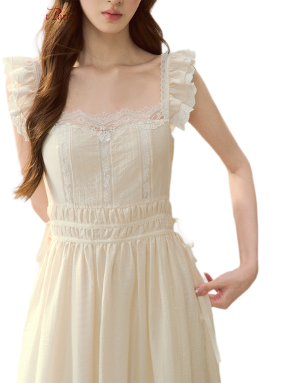 Lace Trim Slip Dress