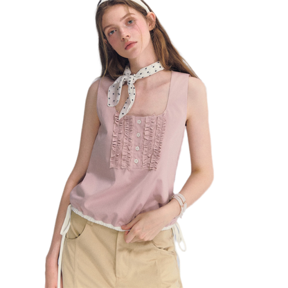Ruffled Hem Tank