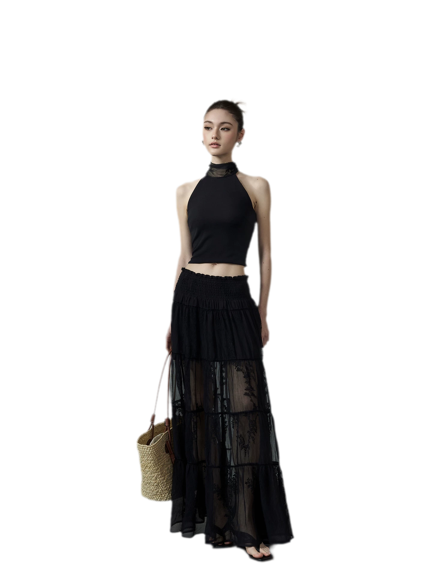 Halter Neck Bow Top