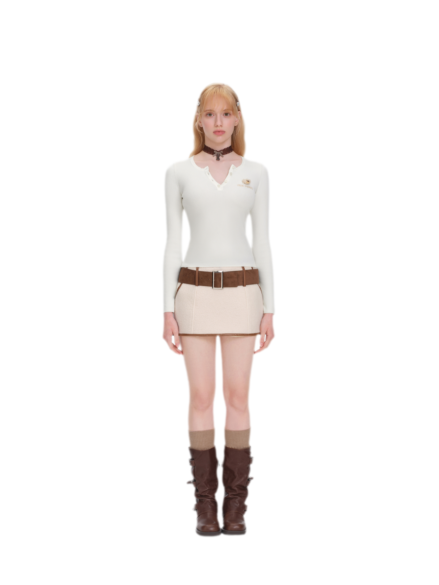 Textured Knit Undershirt