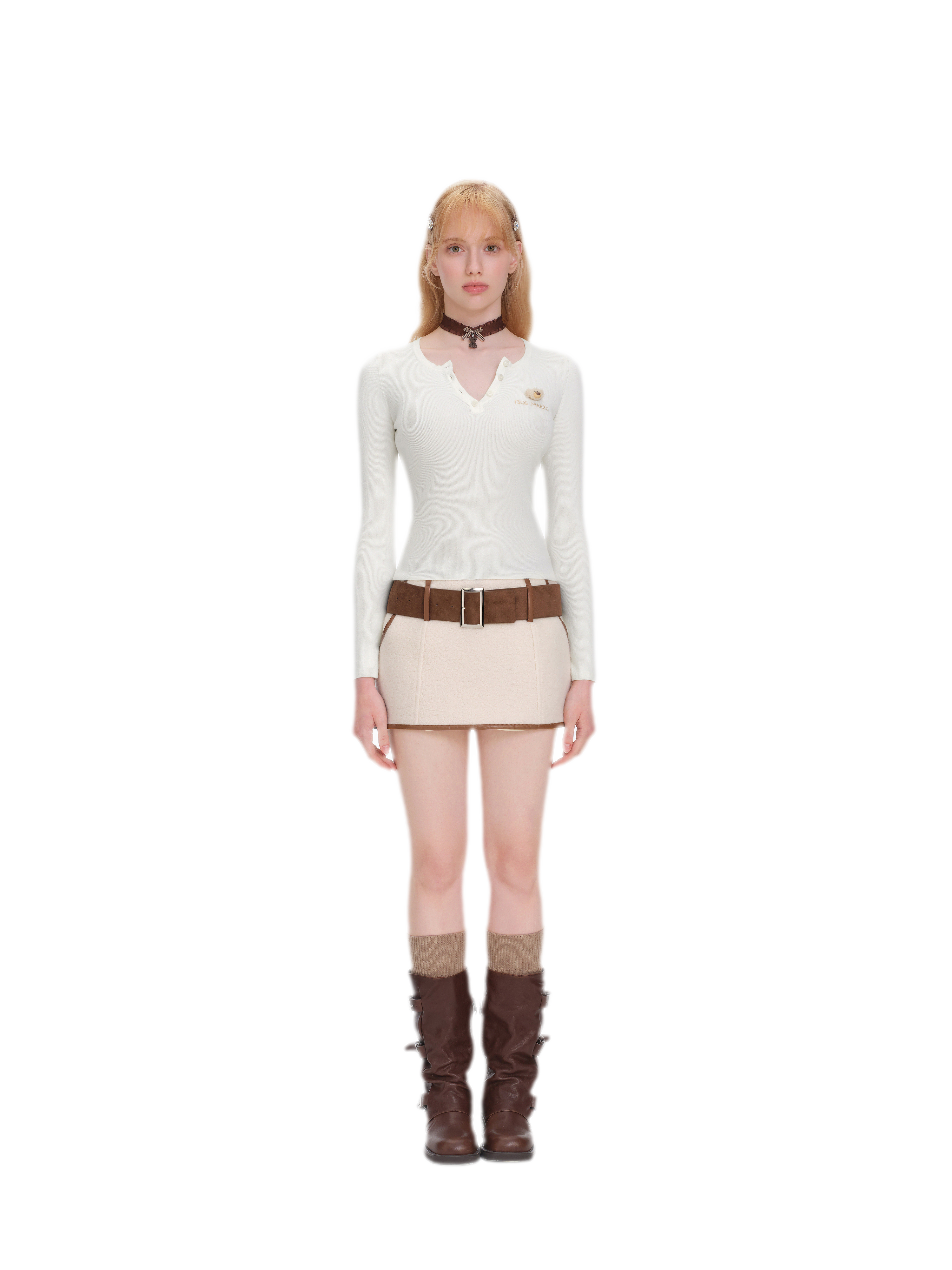 Textured Knit Undershirt