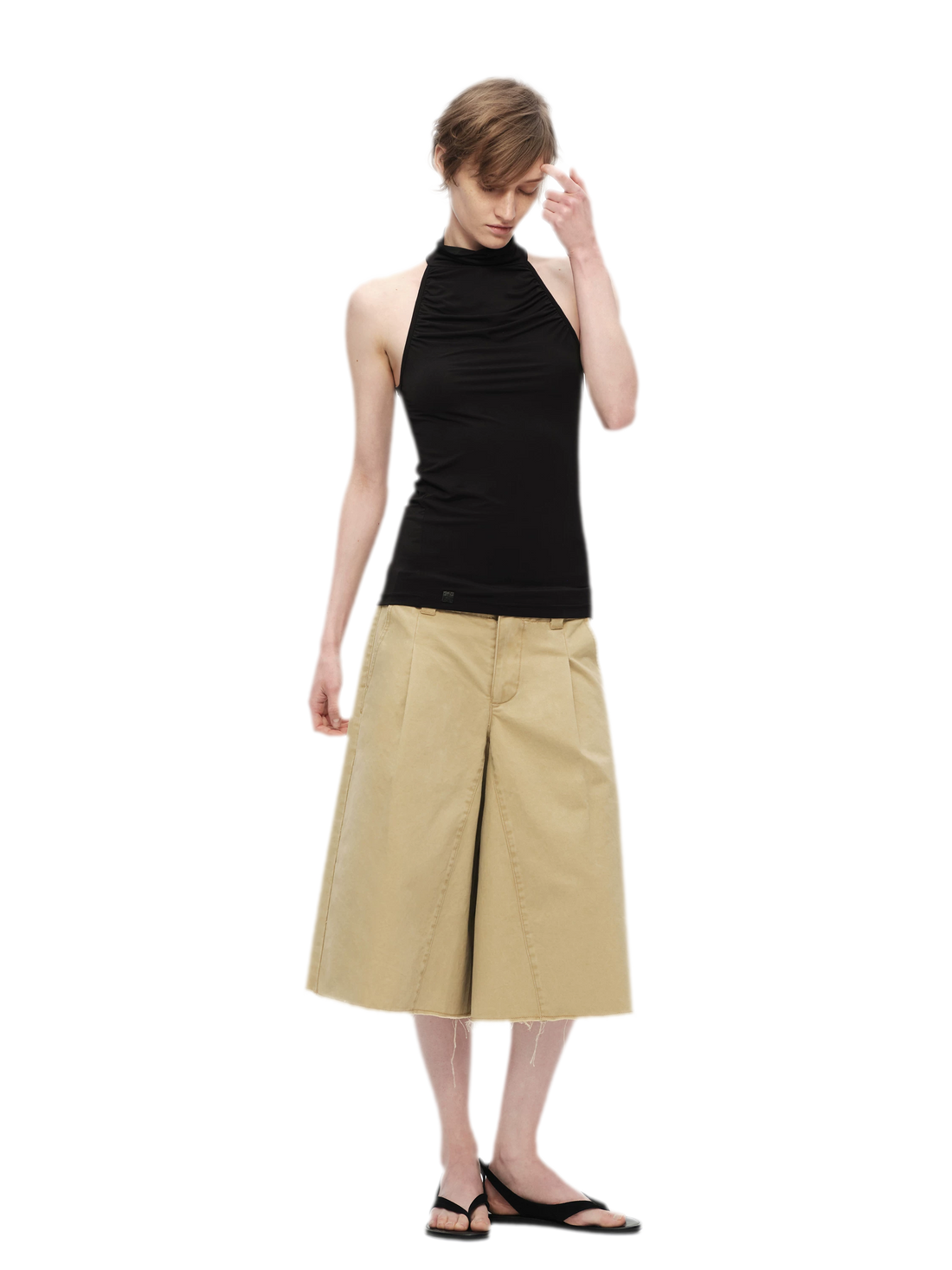 Modal Halter High Neck Tank