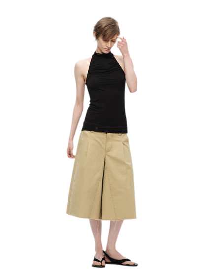 Modal Halter High Neck Tank
