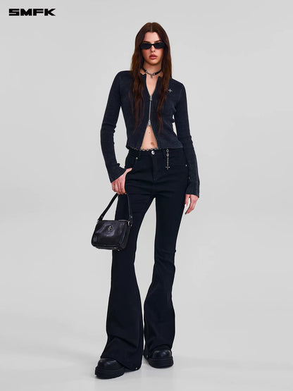 Classic Cross Hurricane Flare Denim Pants