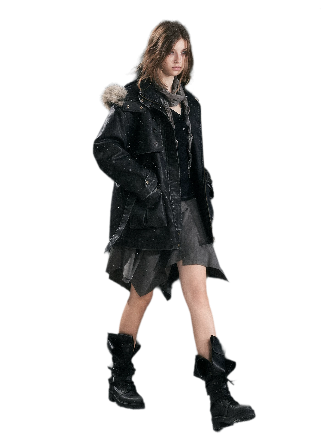 Cest Nous Punk Foldover Platform Boots – view 2