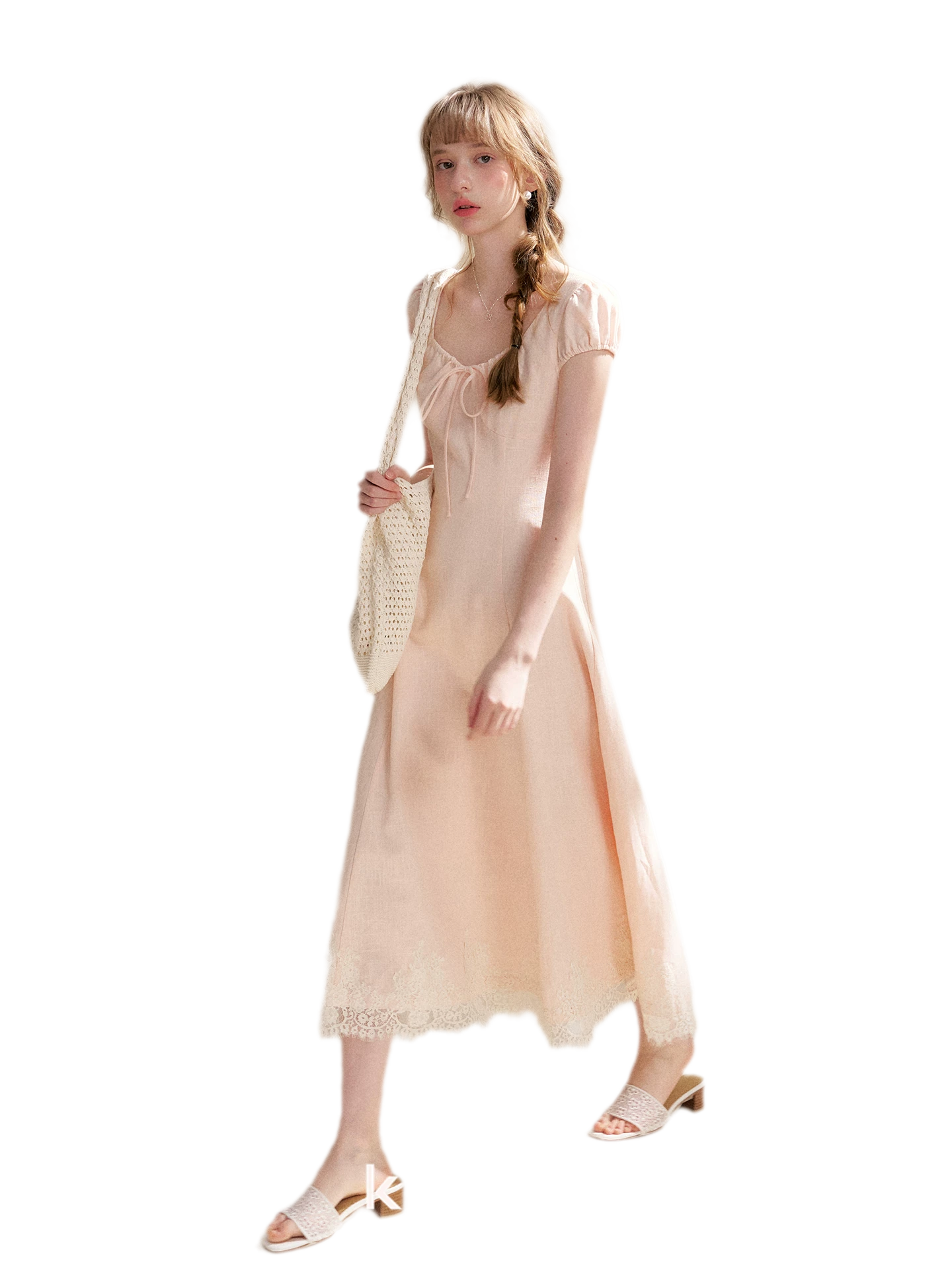 French Lace Long Dress
