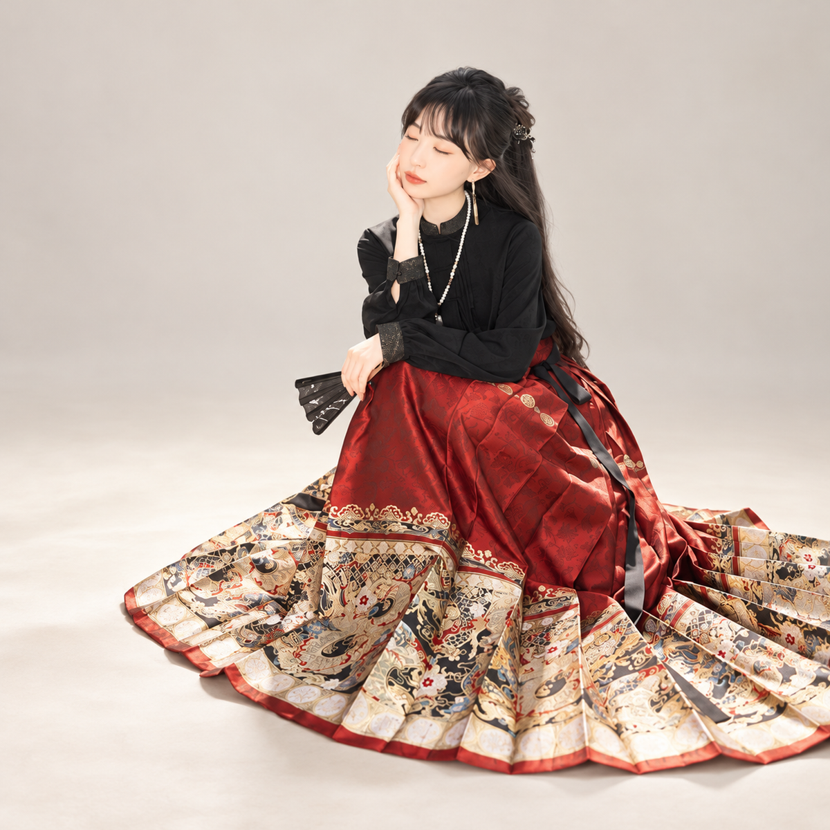 墨白·瑞龙启岁 Ink White Auspicious Dragon Brocade