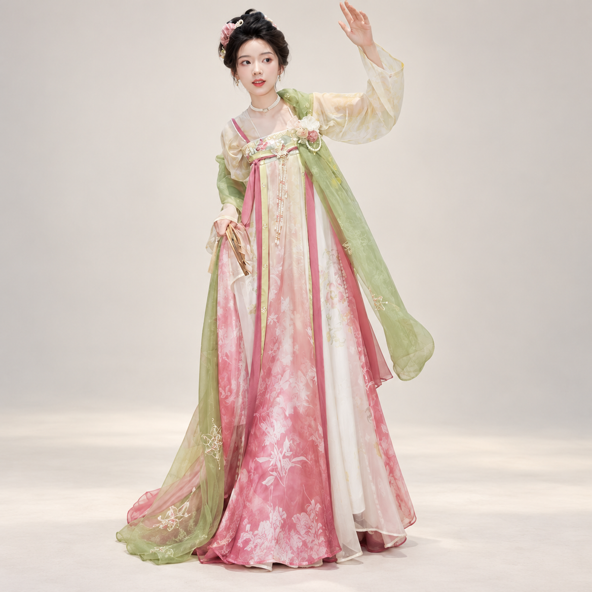 佩玉春风 Jade Spring Breeze Embroidered Pibo