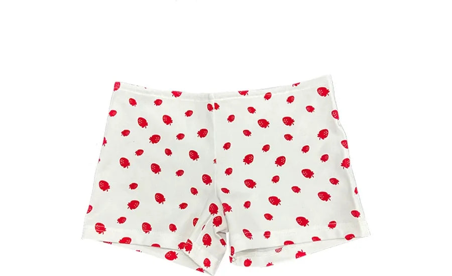 Strawberry Print Lounge Shorts