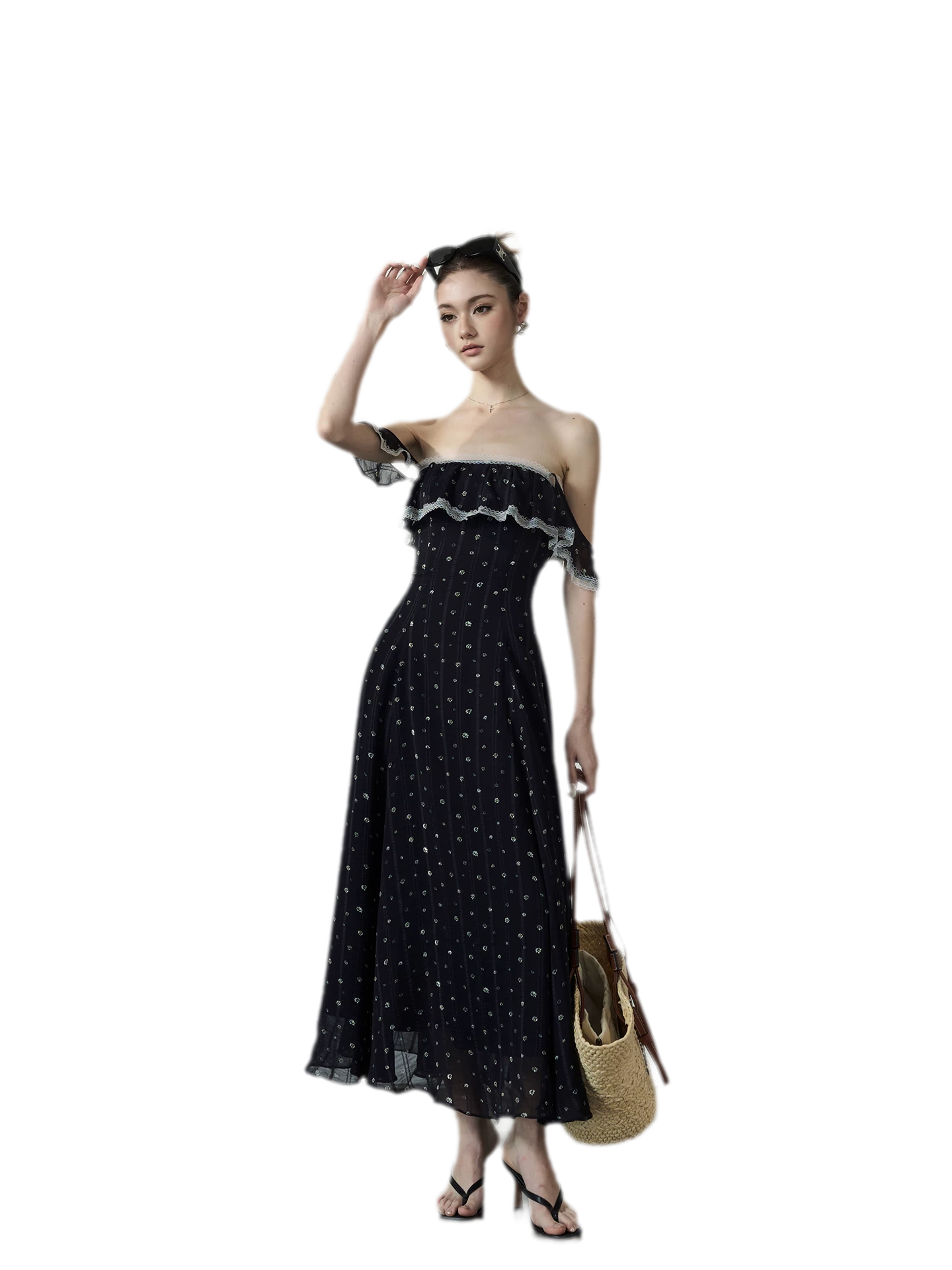 Daisy Lace Maxi Dress
