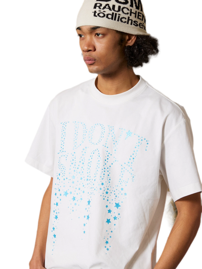 Loose Fit Glitter Logo T-Shirt