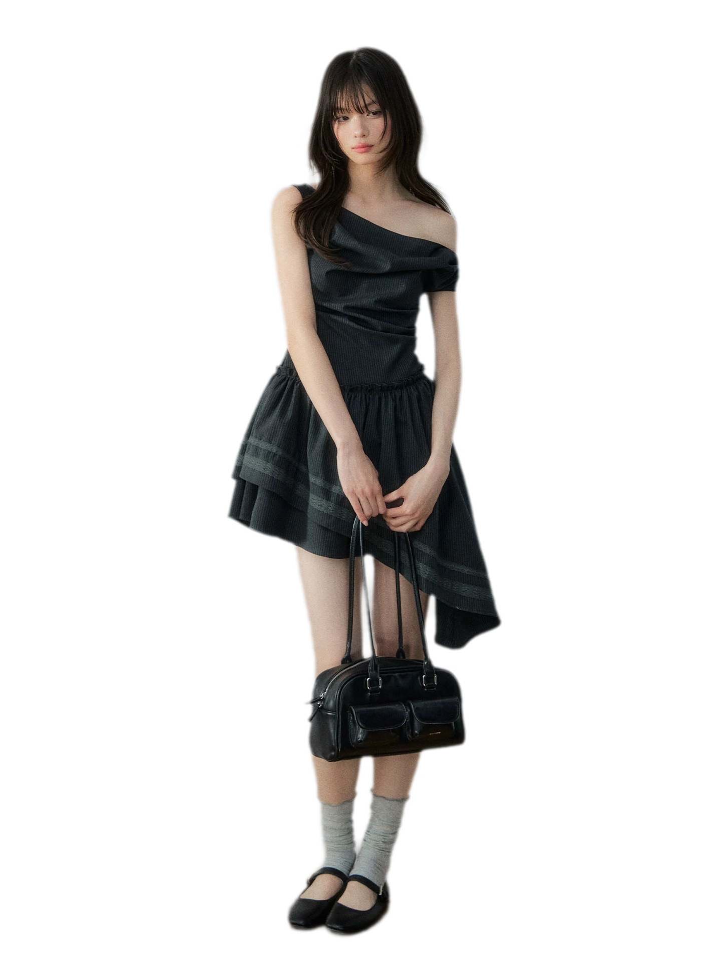 Asymmetric One-Shoulder Dress