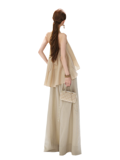 Linen Wide-Leg Pants