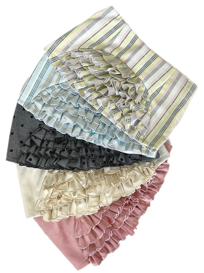 Ruffled Low-Rise Mini Skort