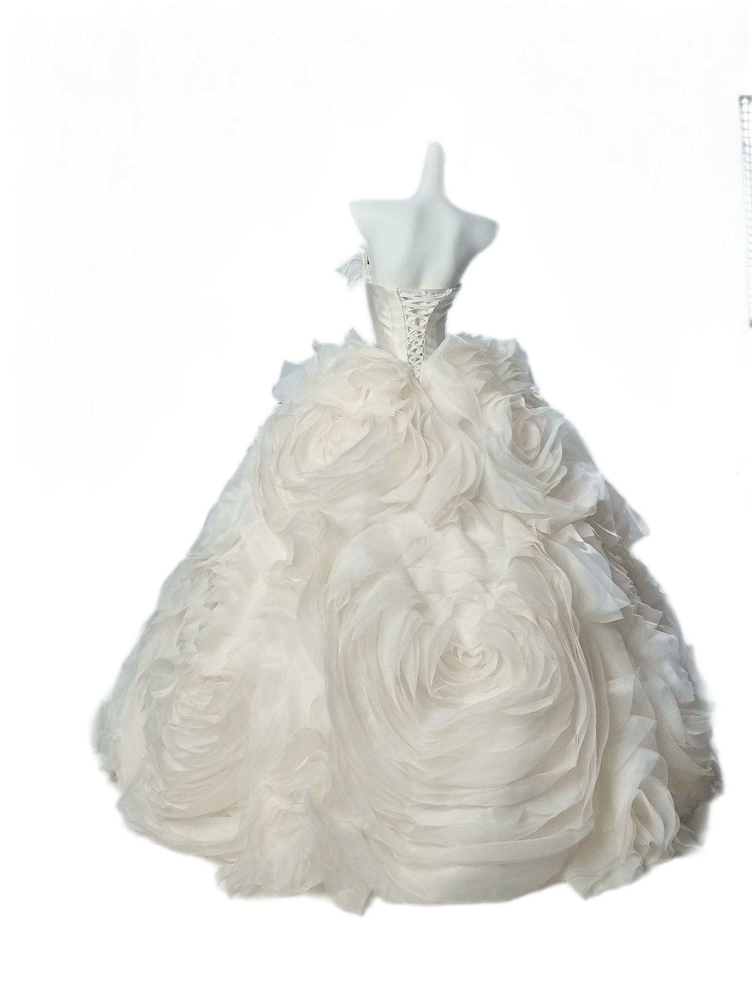 Pure White Ball Gown