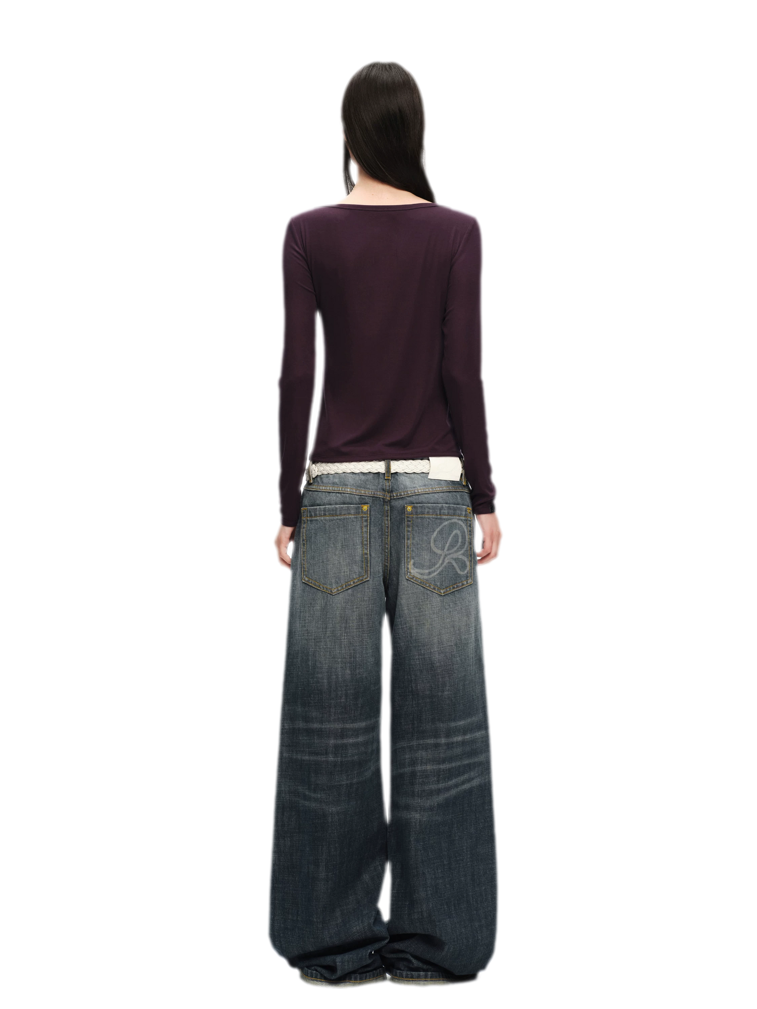 Lyocell Faux Two-Piece Top