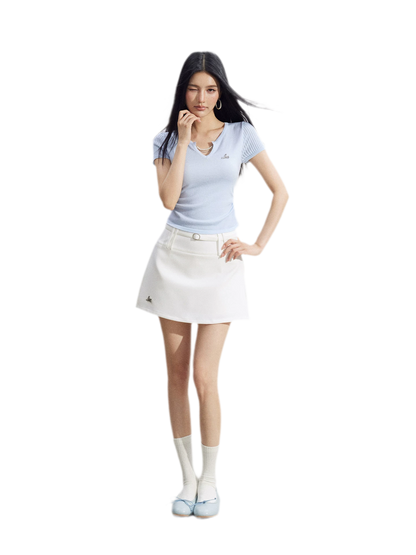 V-Neck Lyocell Tee