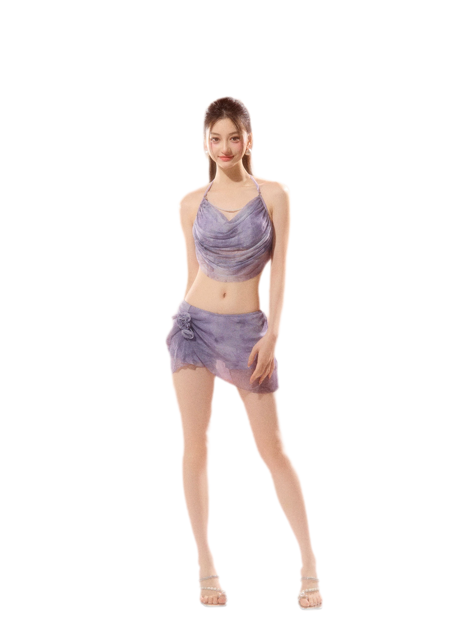 Ruched Two-Piece Swimsuit