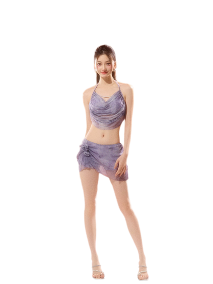 Ruched Two-Piece Swimsuit