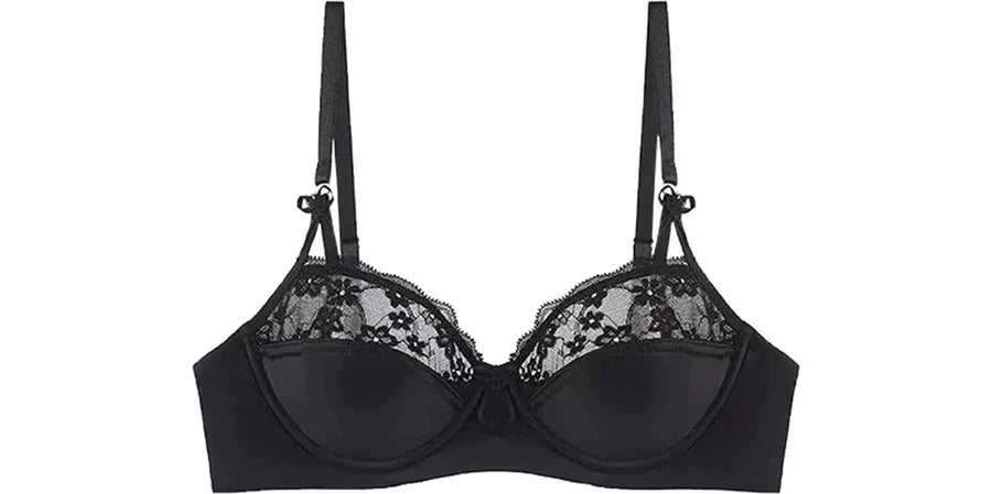 Lace Half-Cup Bra