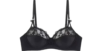Lace Half-Cup Bra