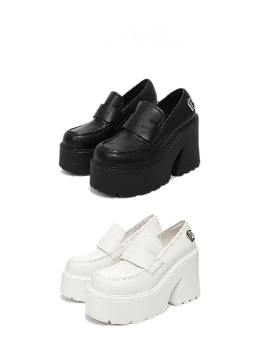 Chunky Platform Slip-On Loafers