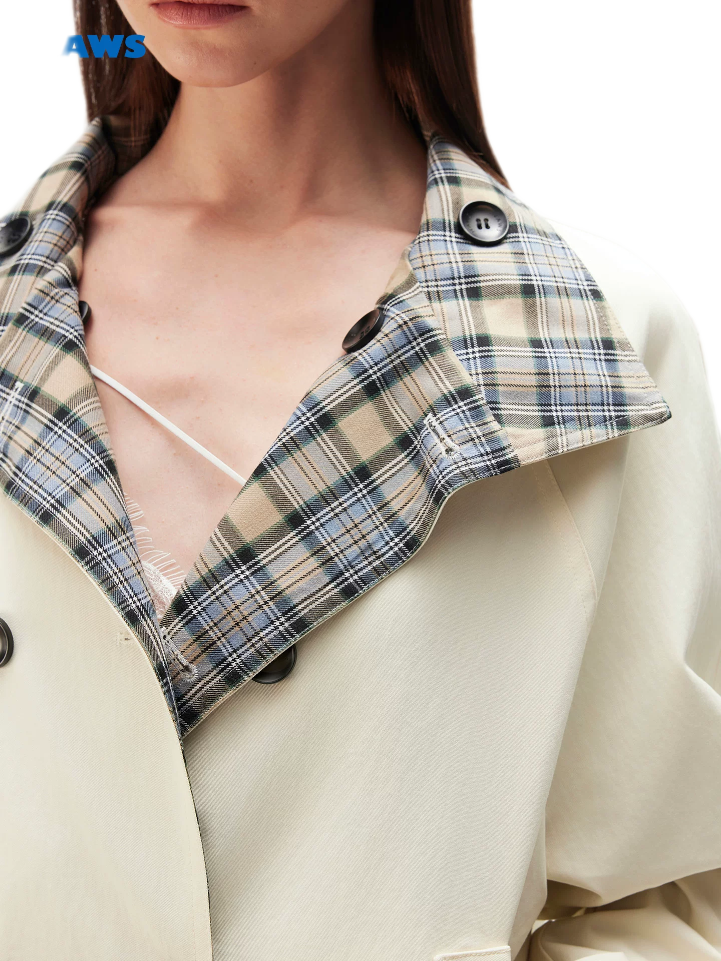 Yarn-Dyed Plaid Reversible Jacket
