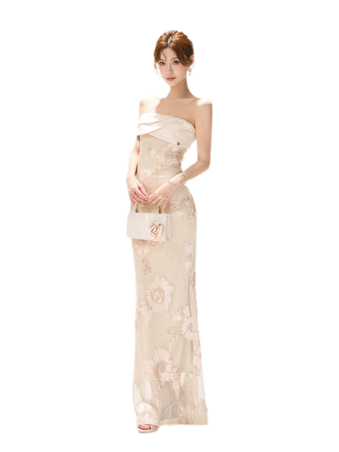 CYNR Gilded Night Mermaid Gown – view 5